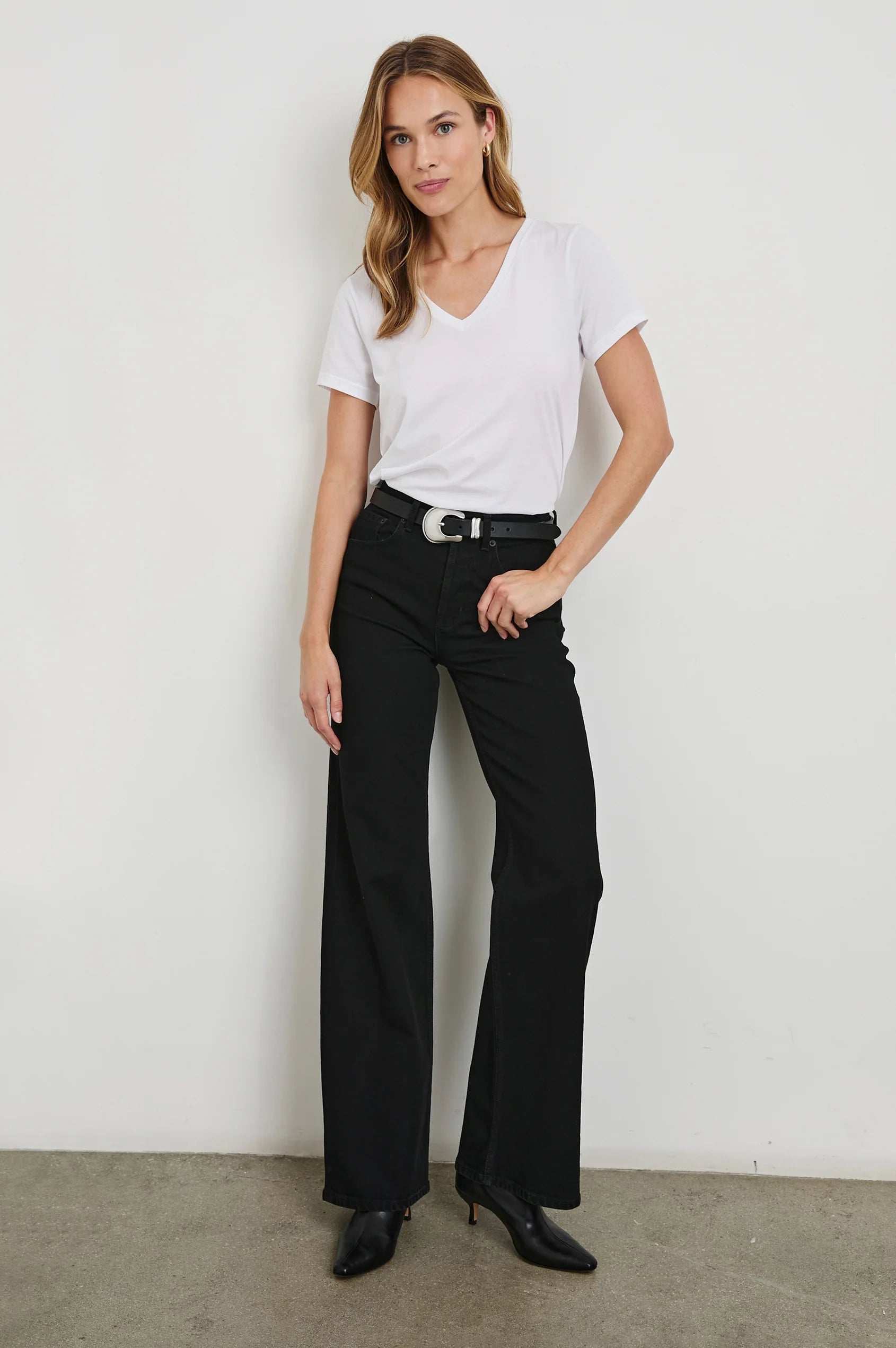 Rails T-Shirt Classic V-Neck White