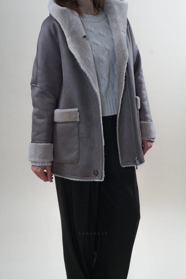 Urban Code Wendejacke Taupe