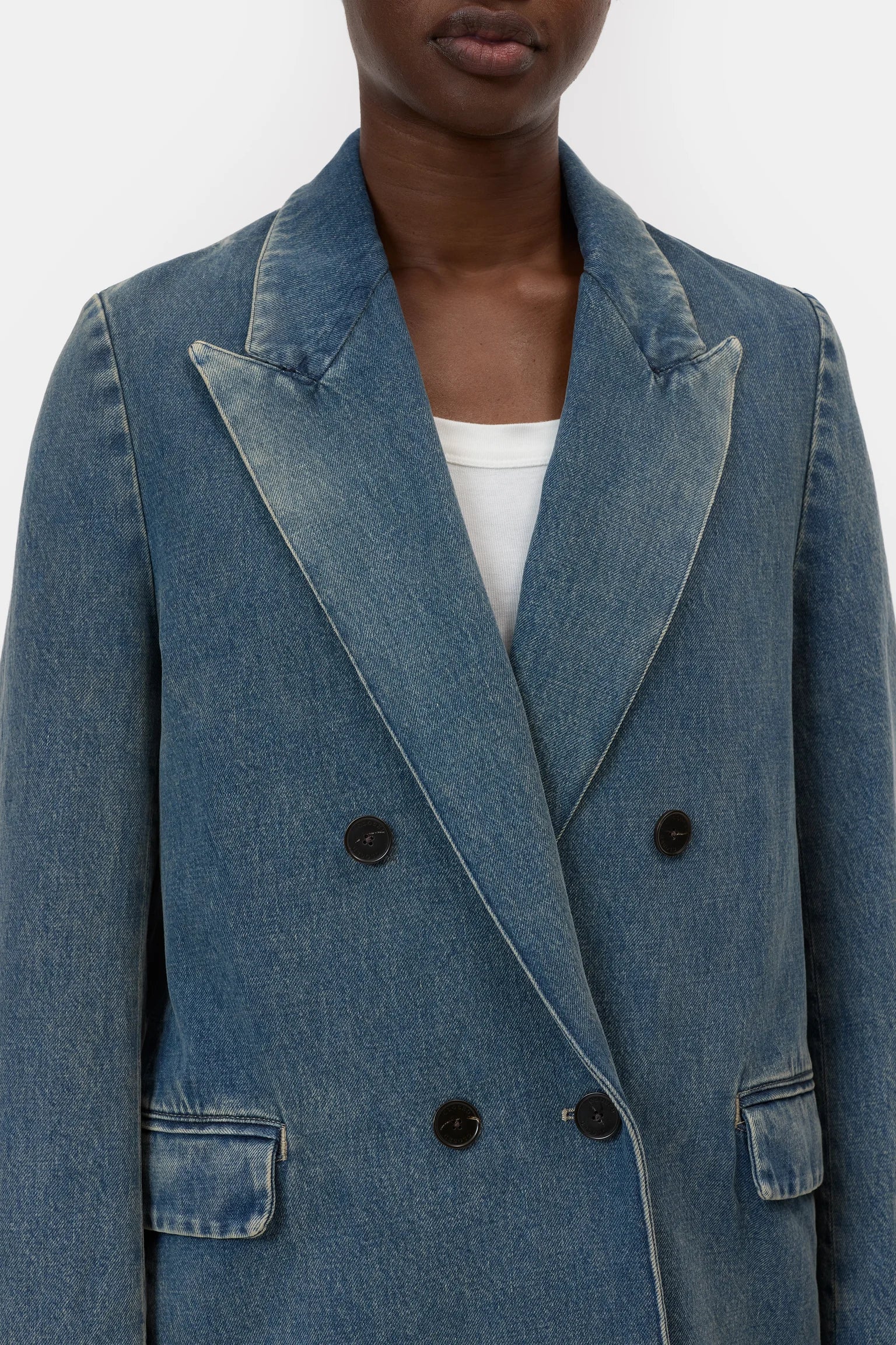 Denim blazer