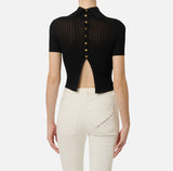 Elisabetta Franchi Top Sheer Knit