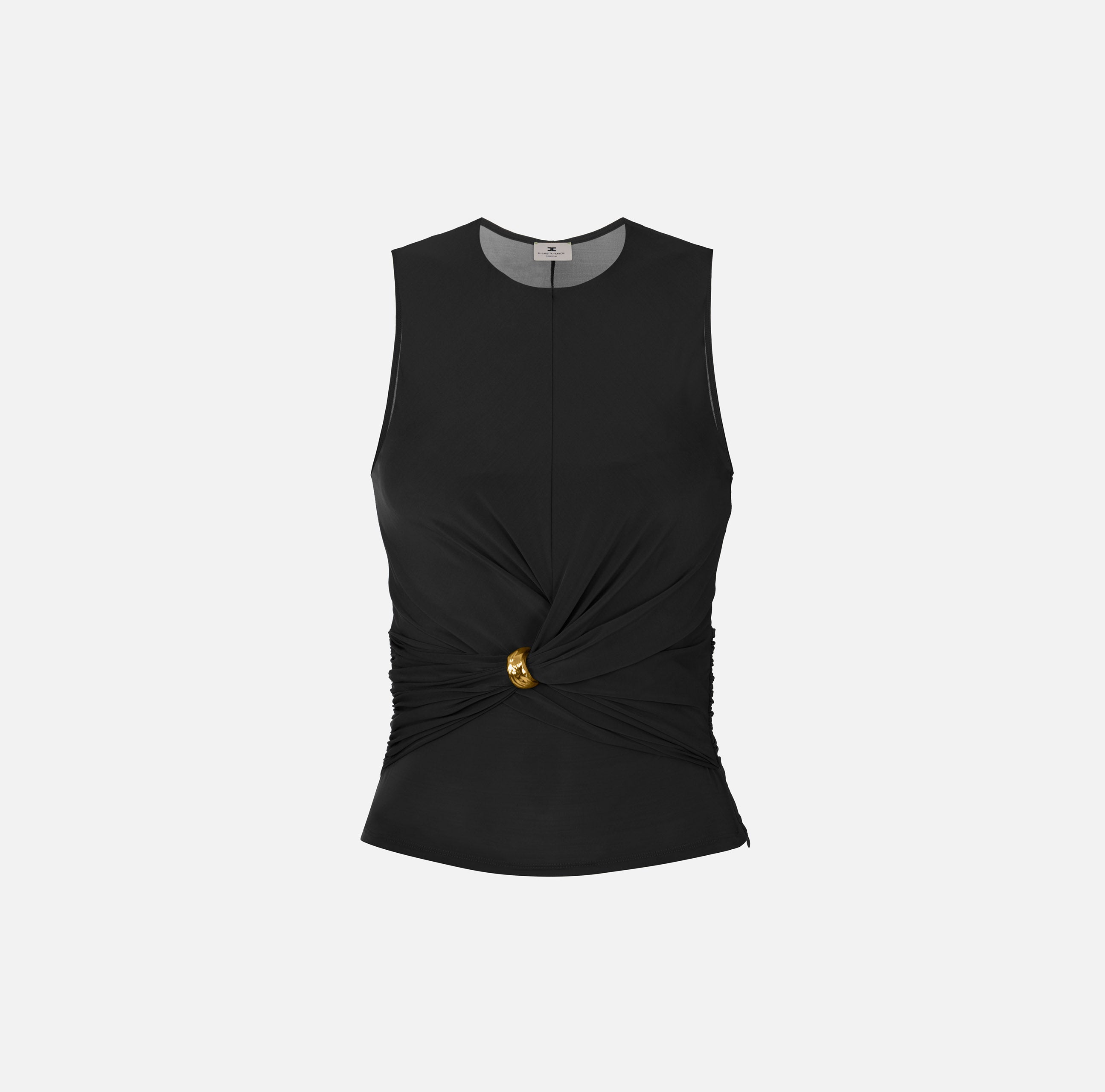 Elisabetta Franchi Top Jersey Jewel
