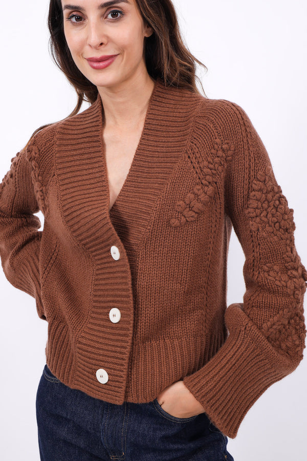 Cashette Cardigan Kaia Chestnut