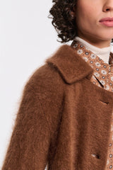 Dorothee Schumacher Jacke Fluffy Statement Coffee