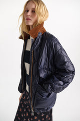 Dorothee Schumacher Jacke Cozy Coolness Navy