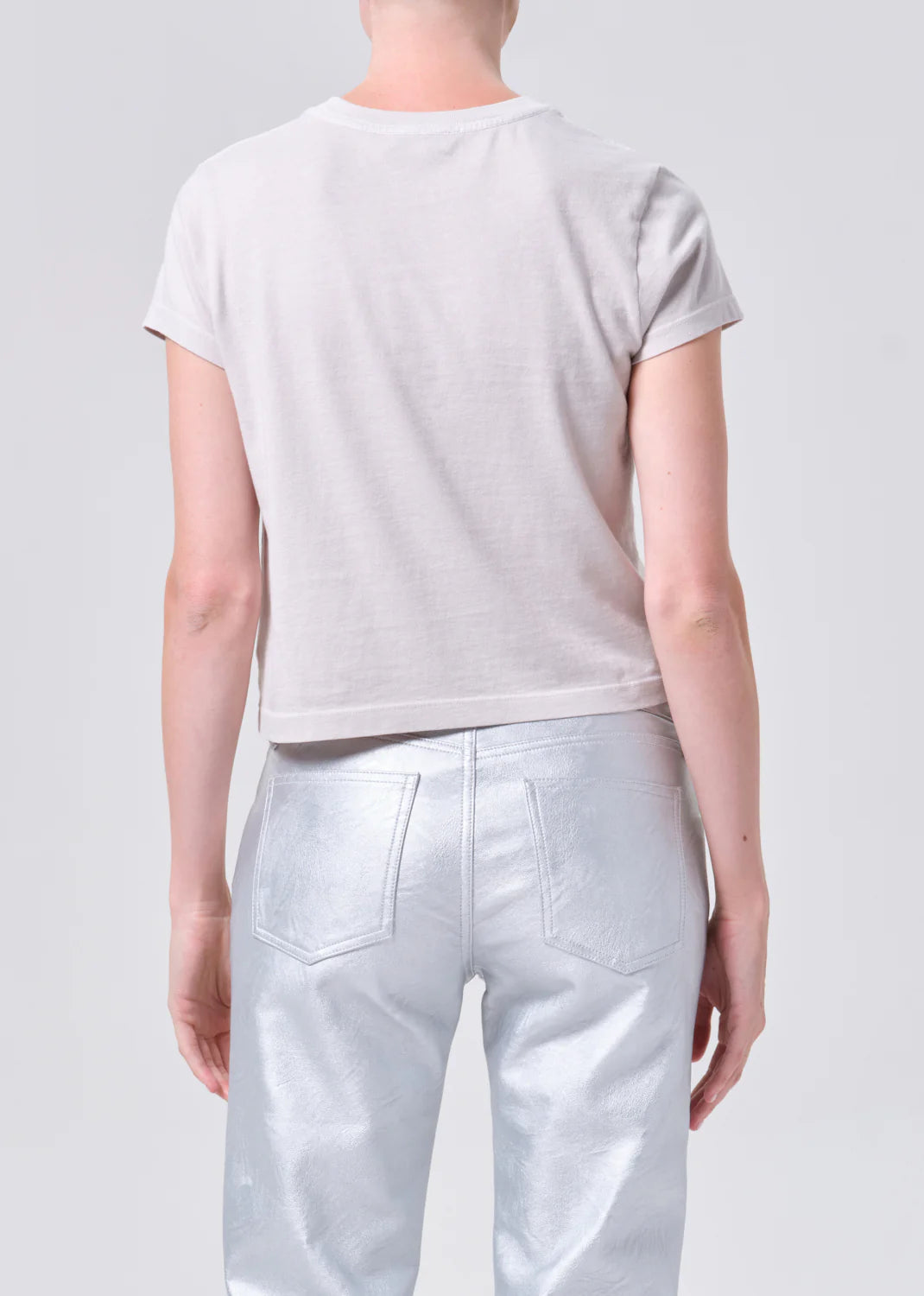 Agolde T-Shirt Adine Bone