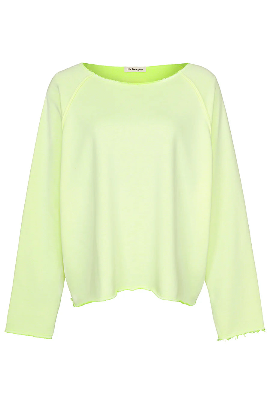 Liv Bergen Sweater Tag Neon Yellow