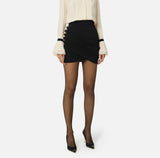 Elisabetta Franchi mini skirt jewel buttons