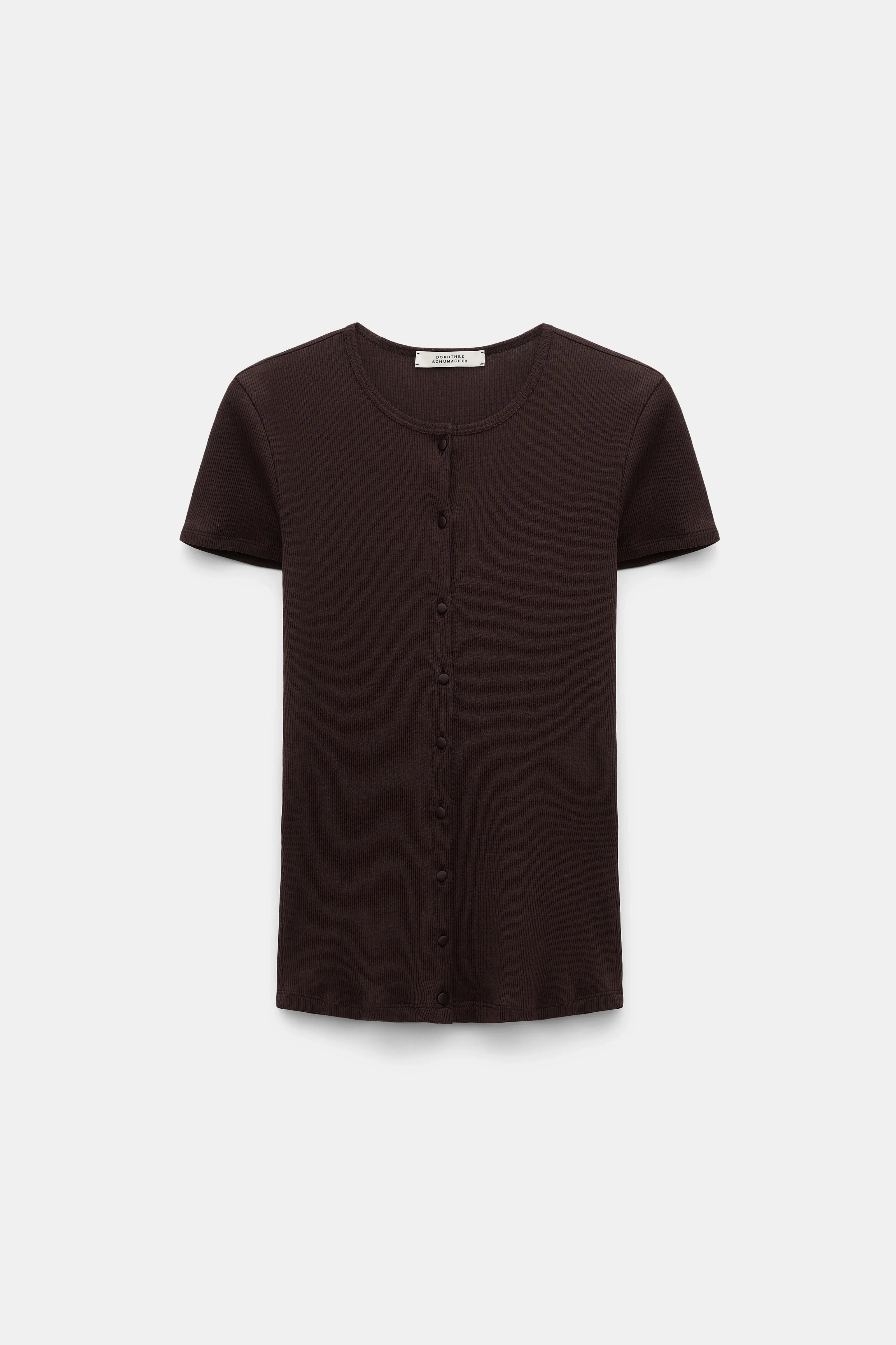 Dorothee Schumacher Shirt Pure Sleekness Choco