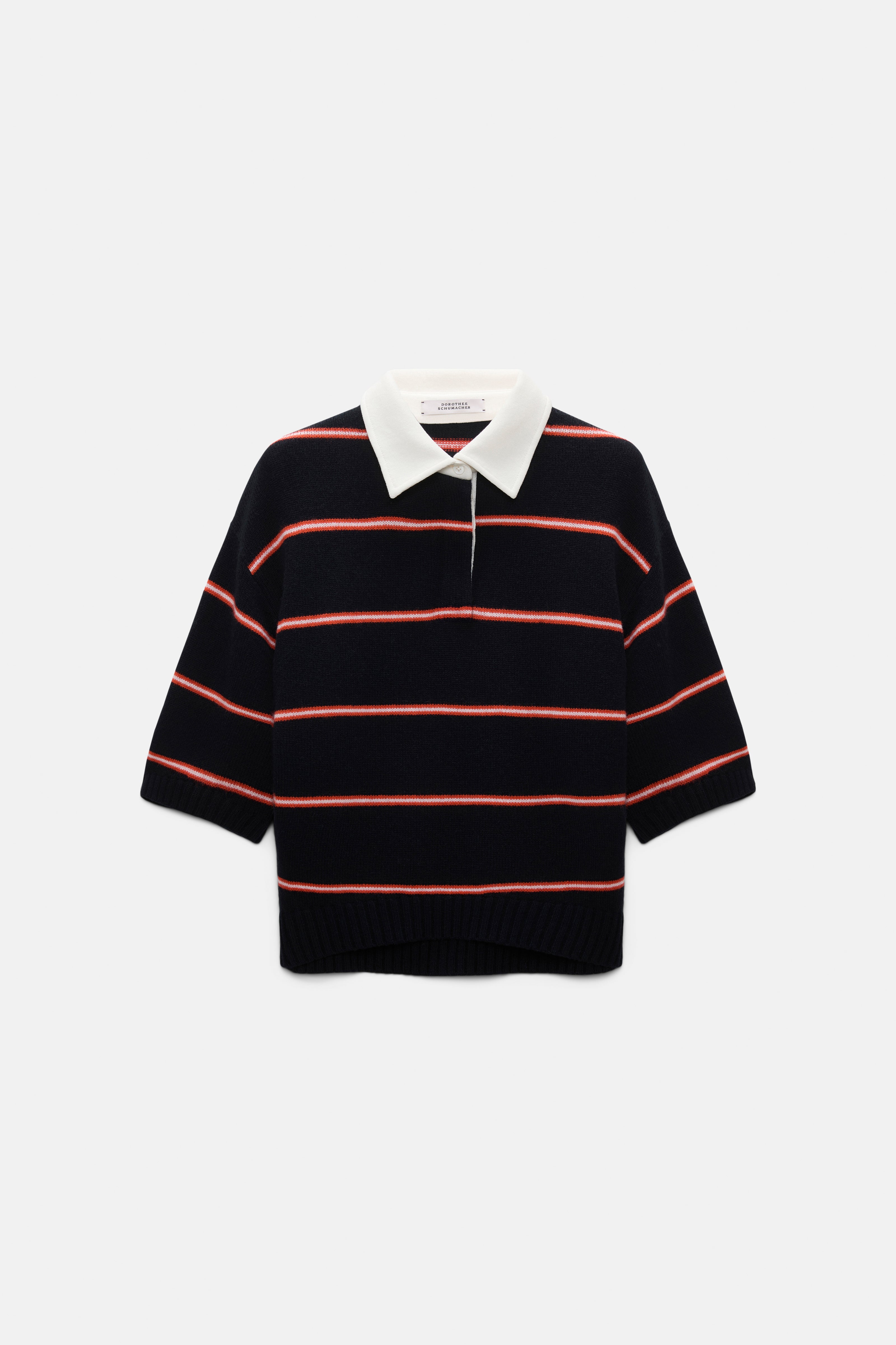 Dorothee Schumacher Pullover Sporty Statements Blue Trio