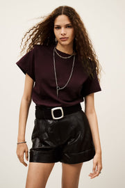 Ba&amp;sh T-Shirt Pio Bordeaux