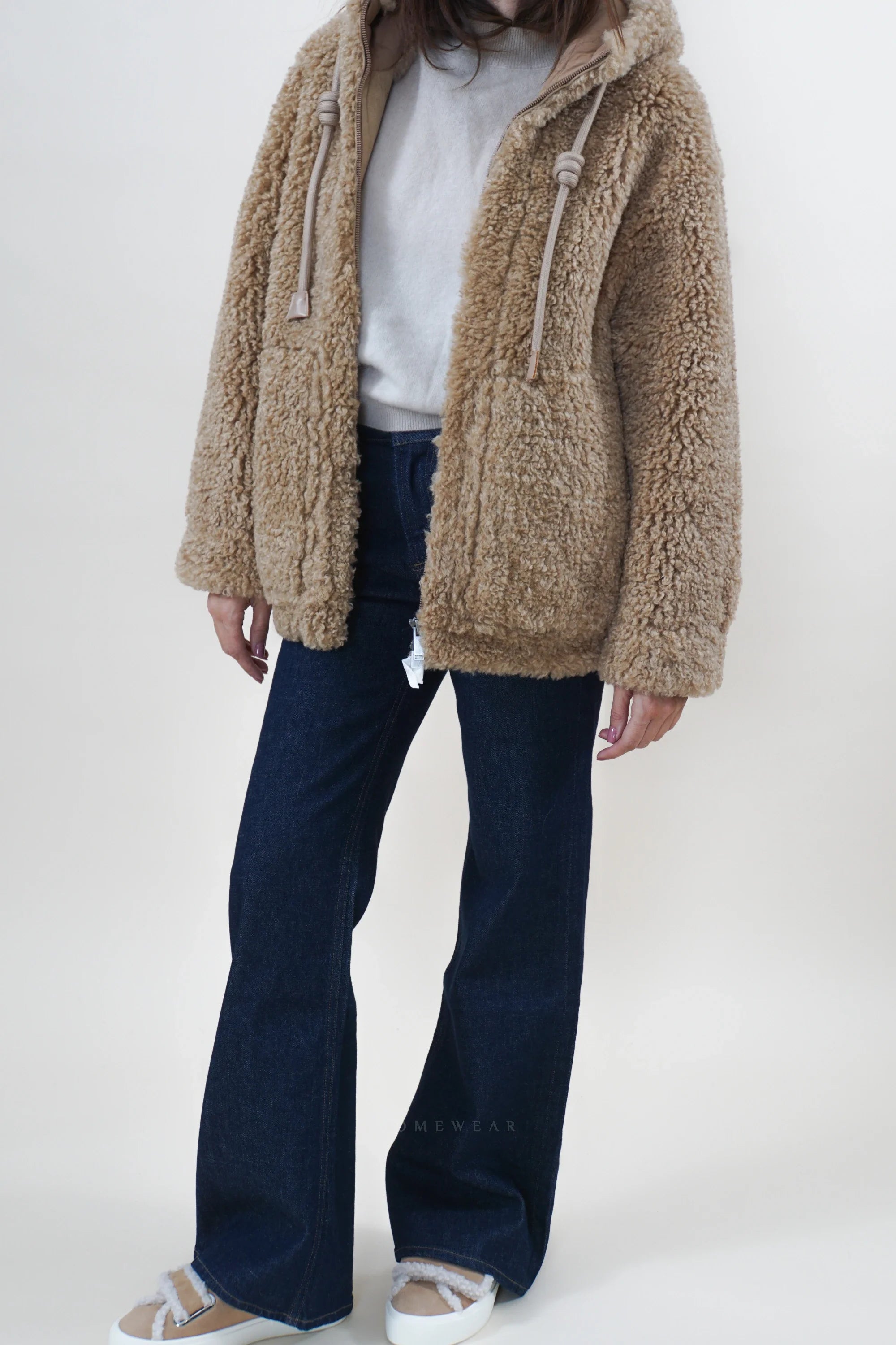 Urban Code Jacke Teddy Caramel