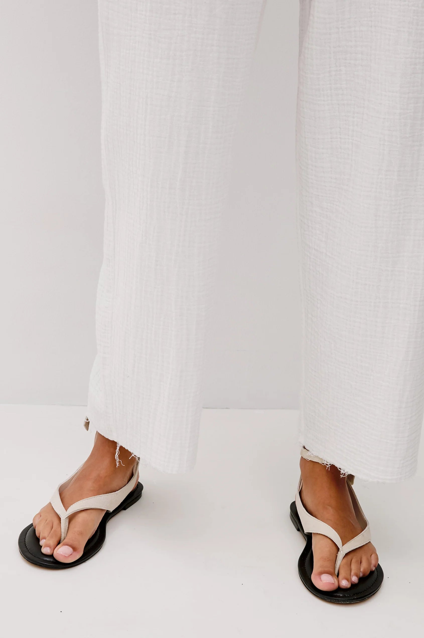 Rails Hose Leon Crop White