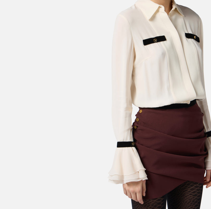 Elisabetta Franchi blouse georgette
