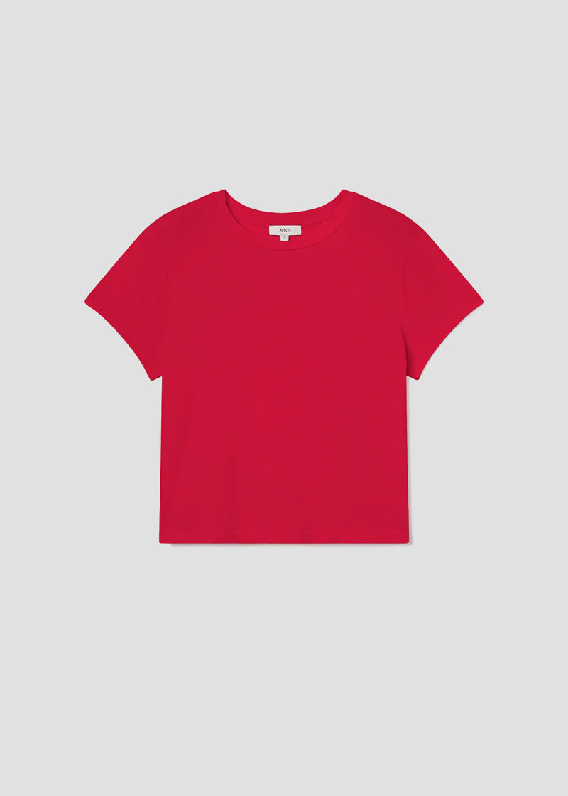 Agolde T-Shirt Shrunken Tomato