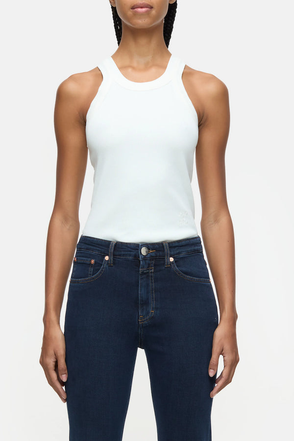 Closed Top Schlitz White