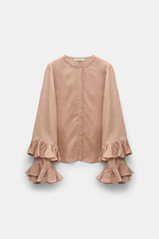 Dorothee Schumacher Bluse Soft Stripes Tan