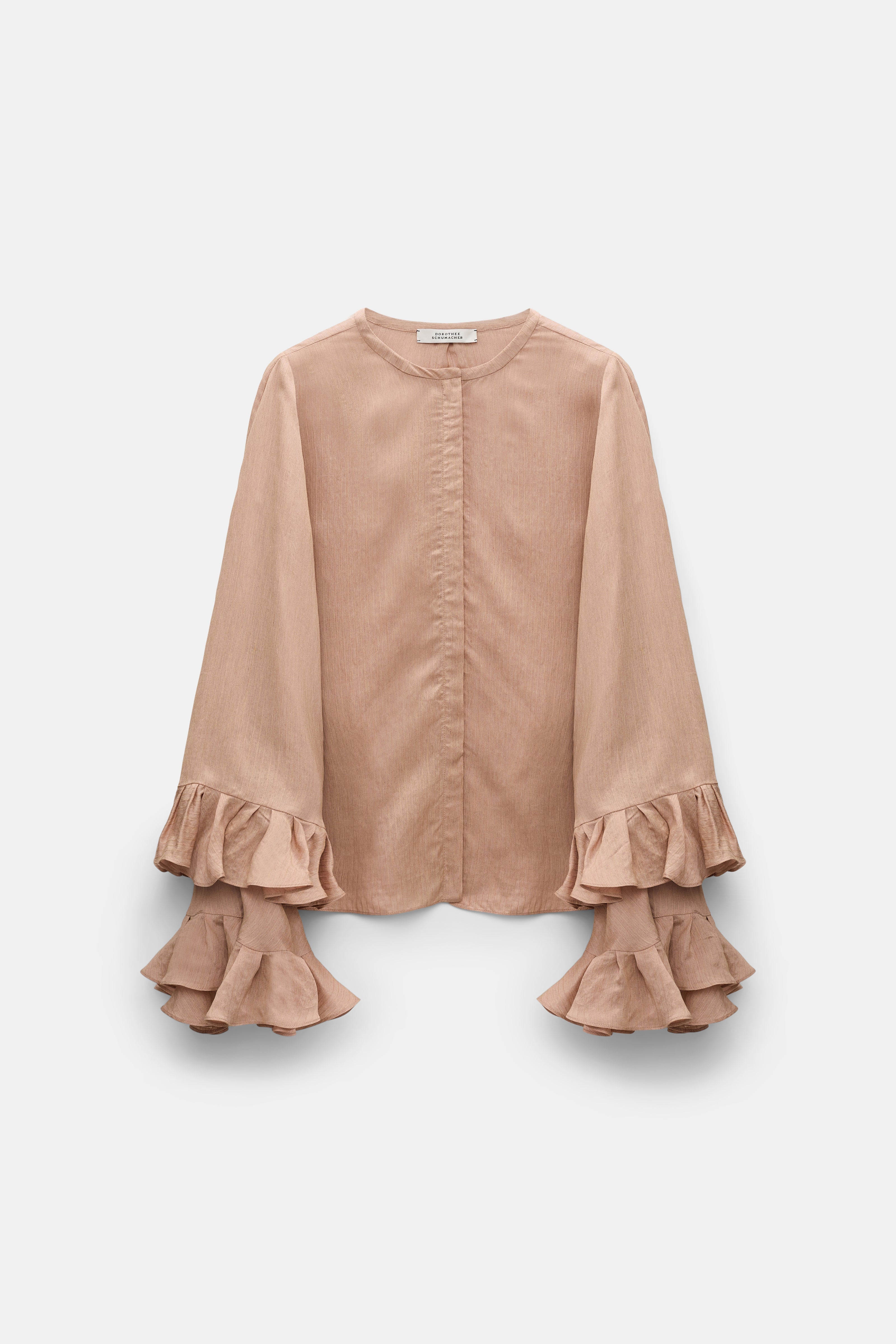 Dorothee Schumacher Bluse Soft Stripes Tan