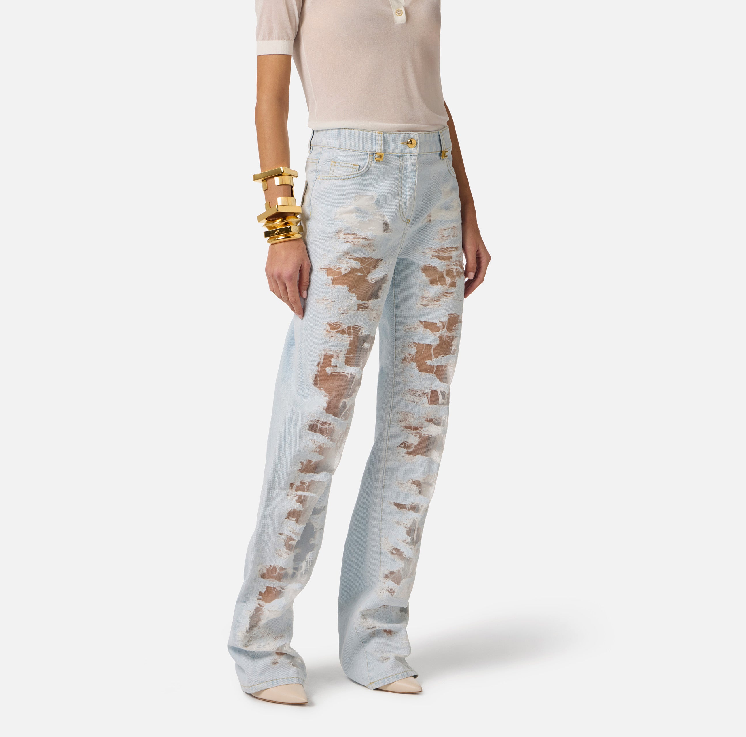 Elisabetta Franchi Jeans Palazzo
