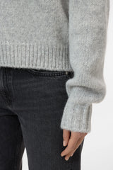 Closed Crewneck Alpaka Grey