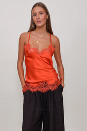 Mansphil Top Lace Mandarine