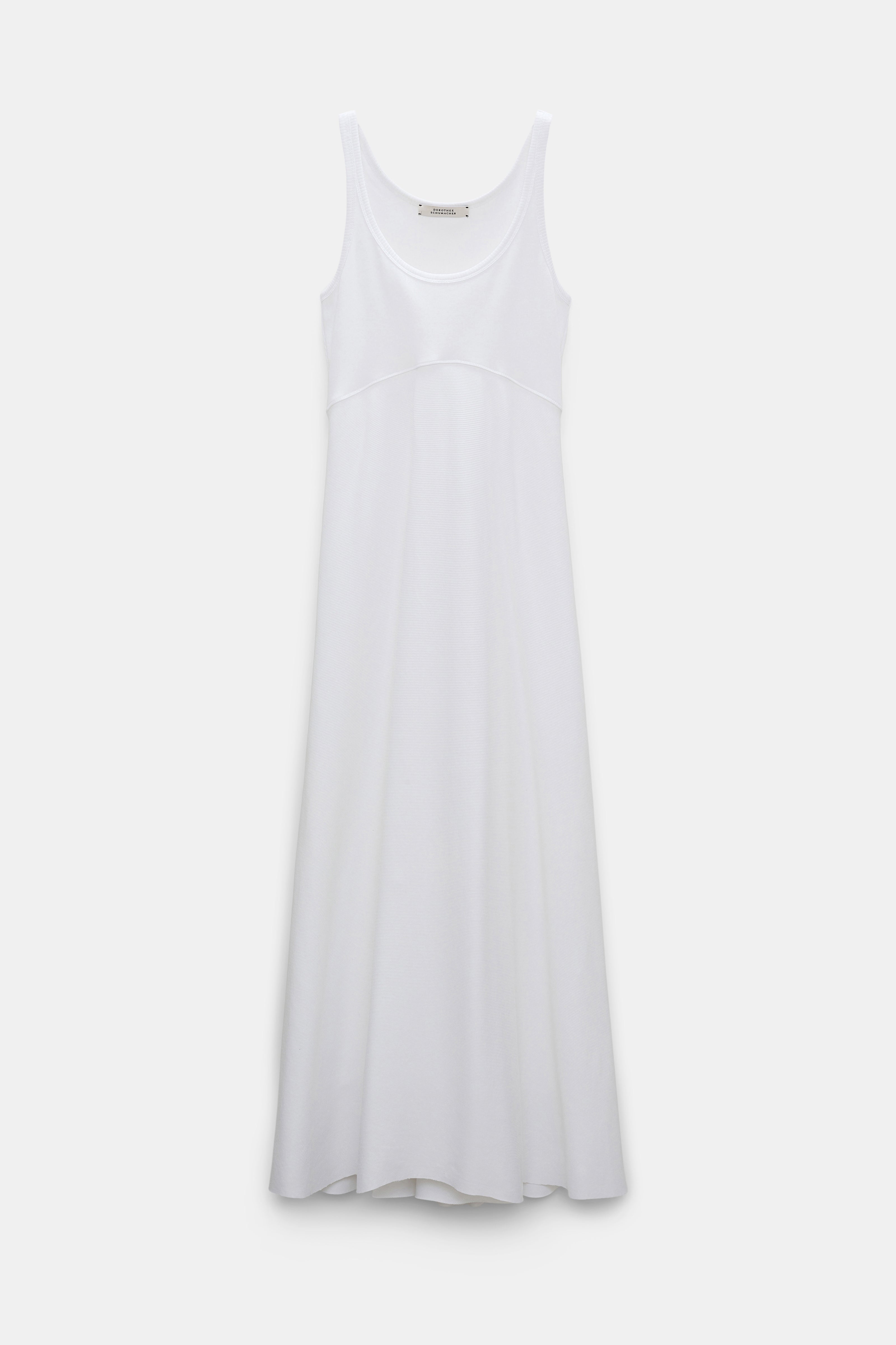 Dorothee Schumacher Dress Rib Romance White