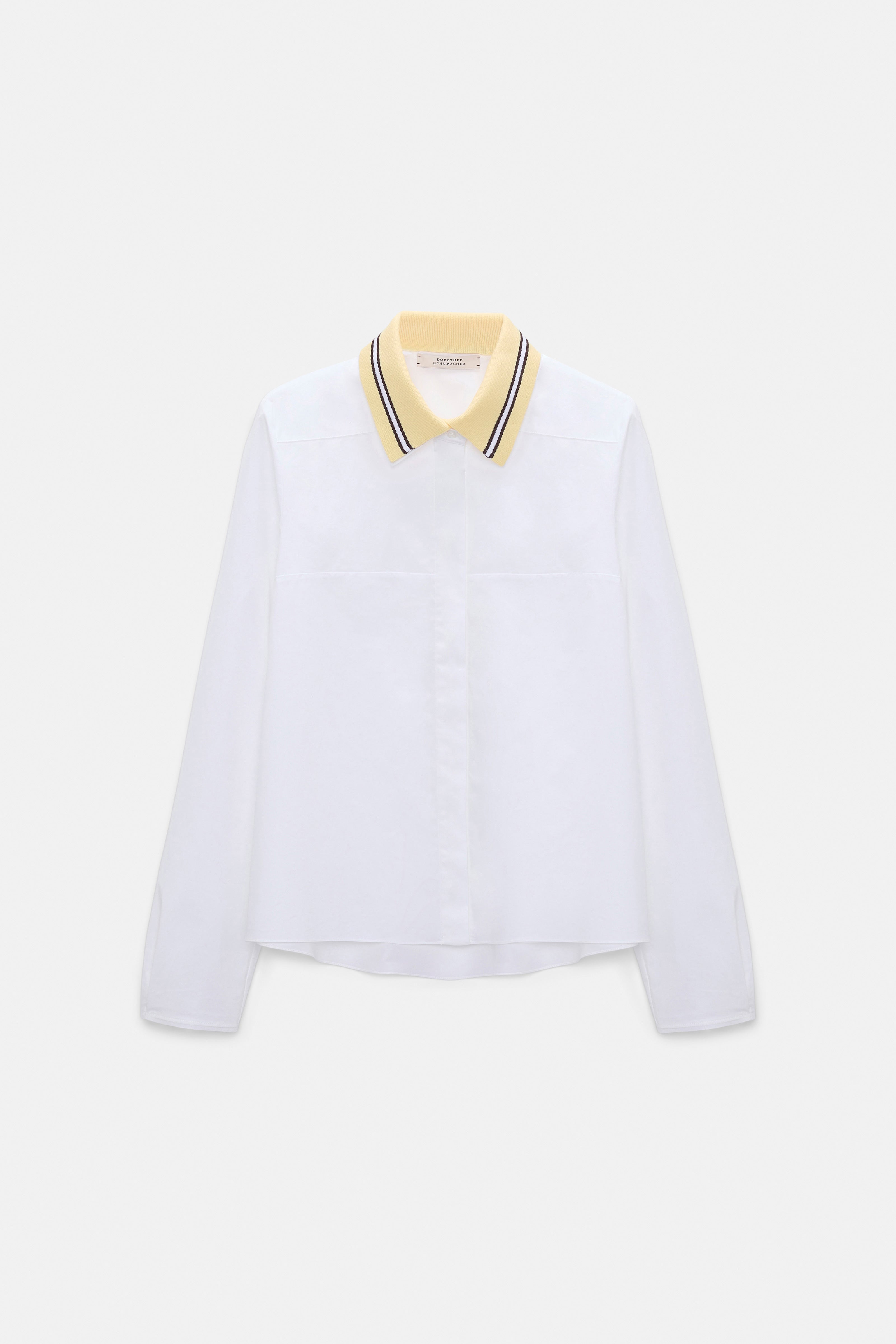 Dorothee Schumacher Bluse Poplin Power Lemon