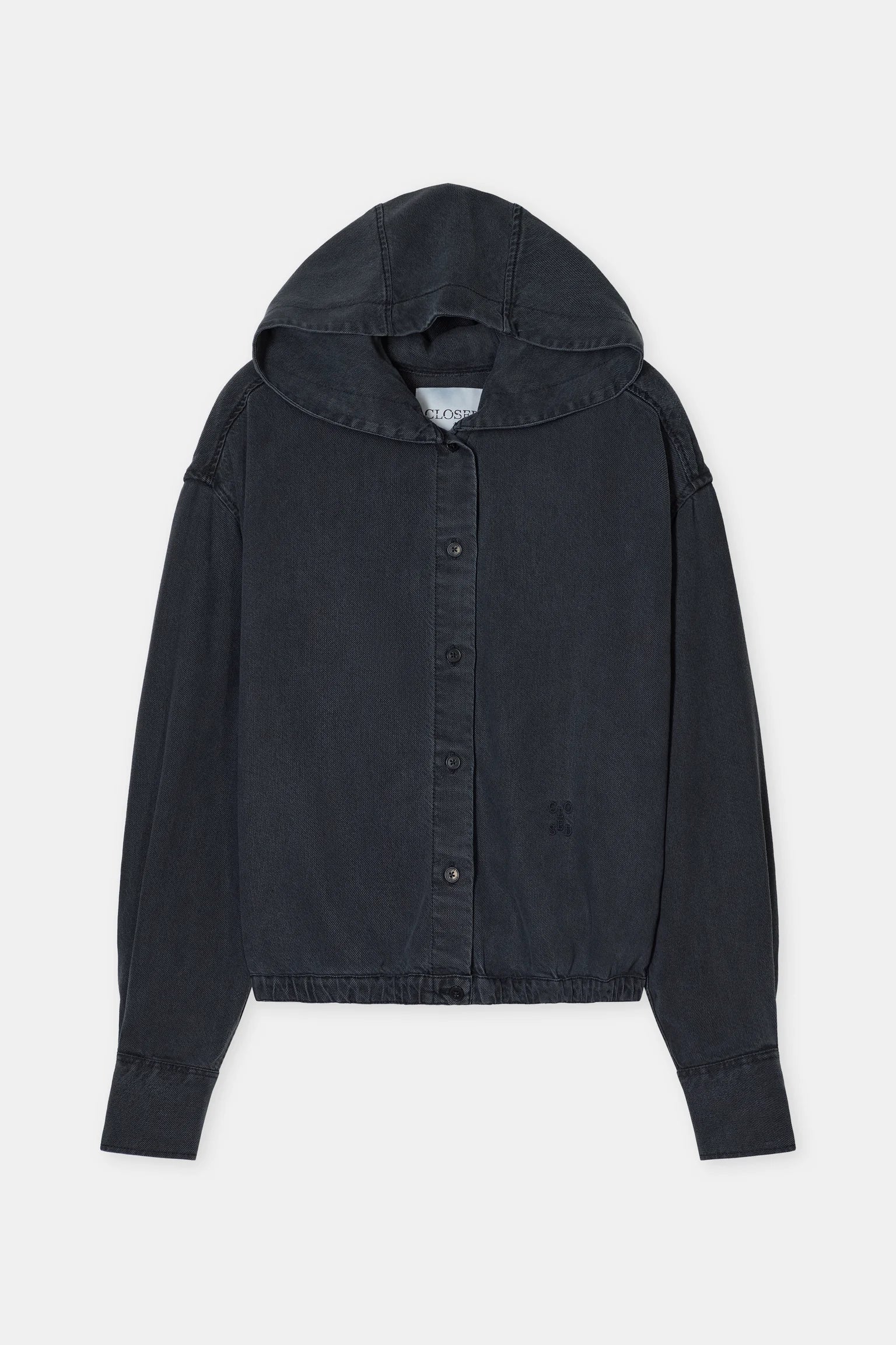 Closed Hemd Lyocell Black