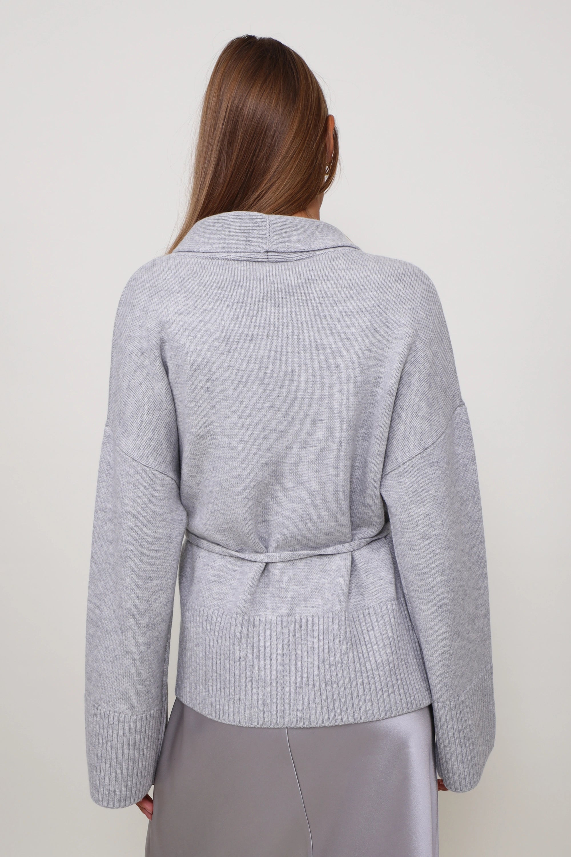 Alcidia Da Veiga Cardigan Enna Aluminium