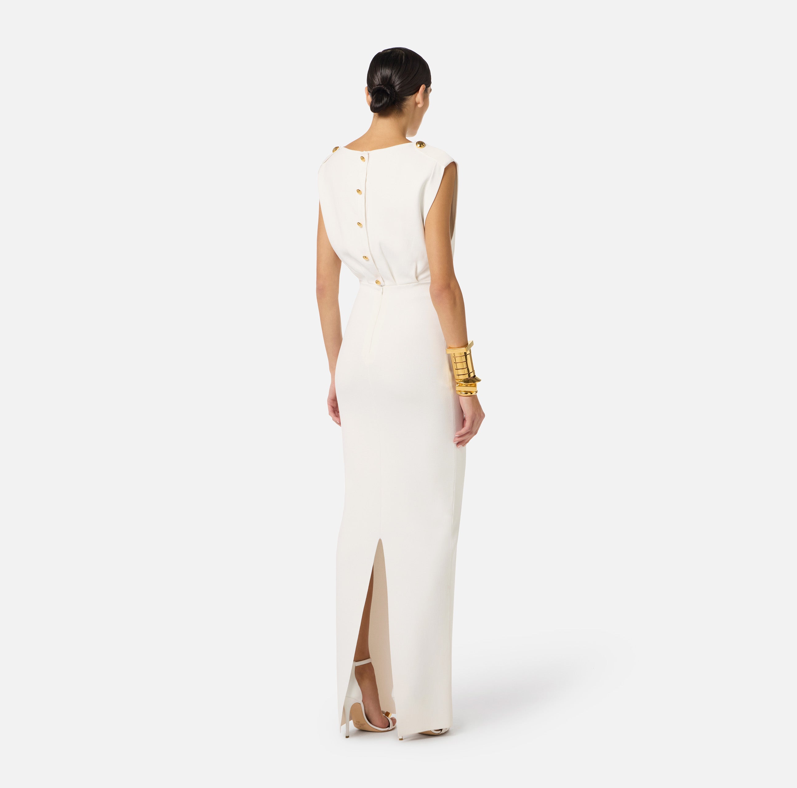 Elisabetta Franchi Dress Carpet White