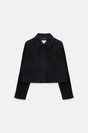 Dorothee Schumacher Lederjacke Soft Touch Navy