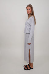 Alcidia Da Veiga Pullover Gala Aluminium