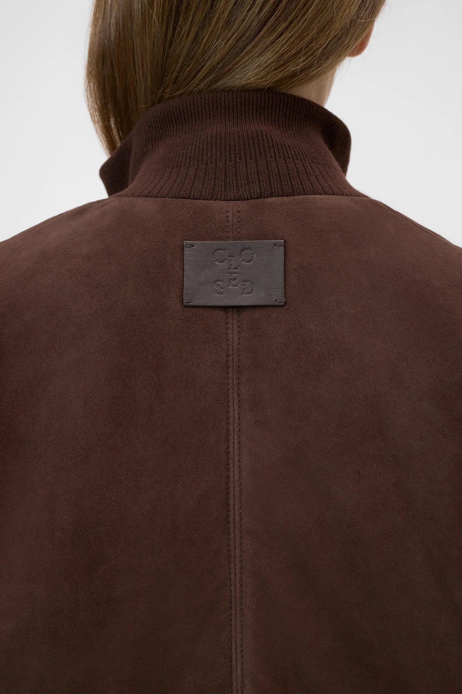 Closed Bomber Leder Barken