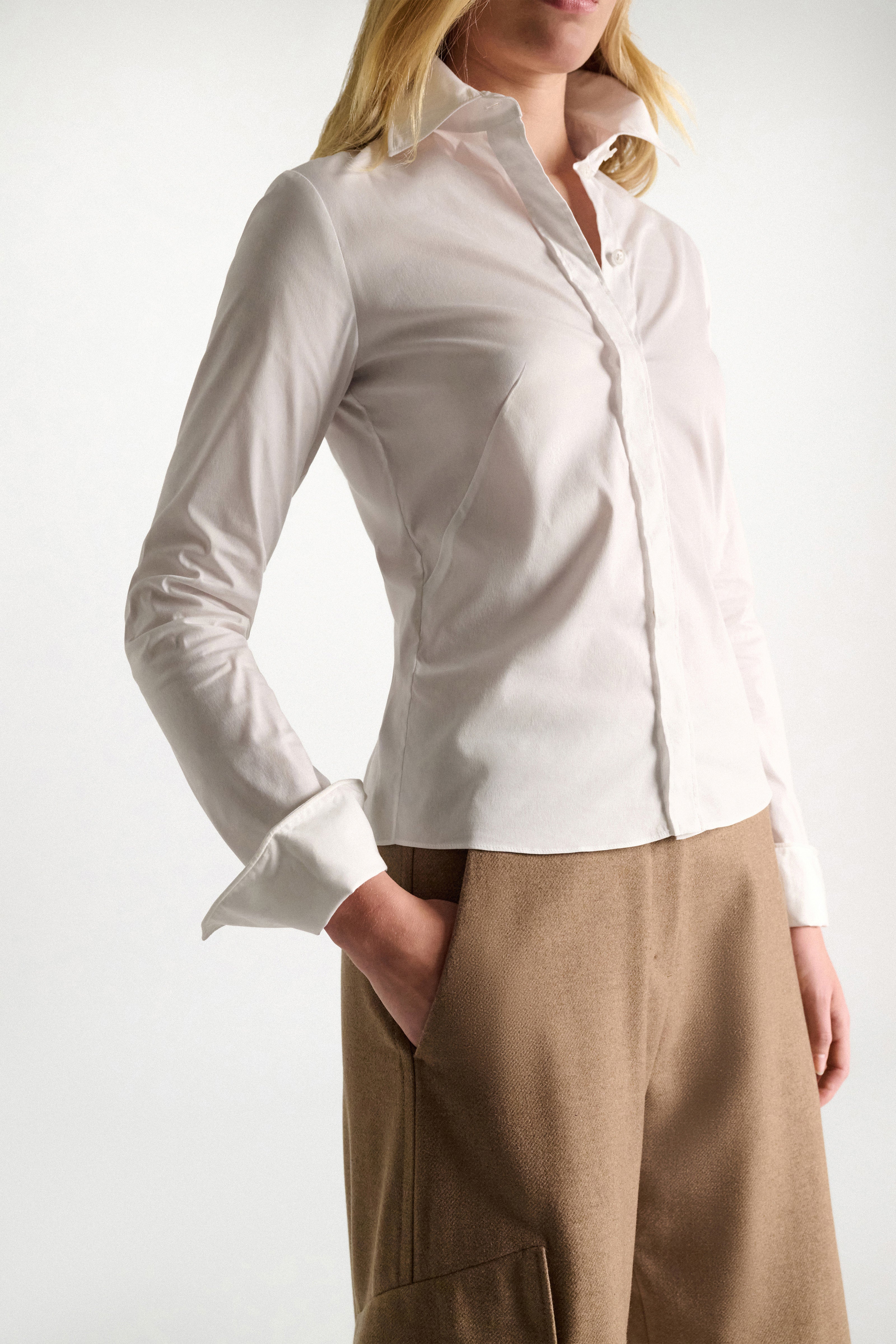 Dorothee Schumacher Bluse Poplin Love White