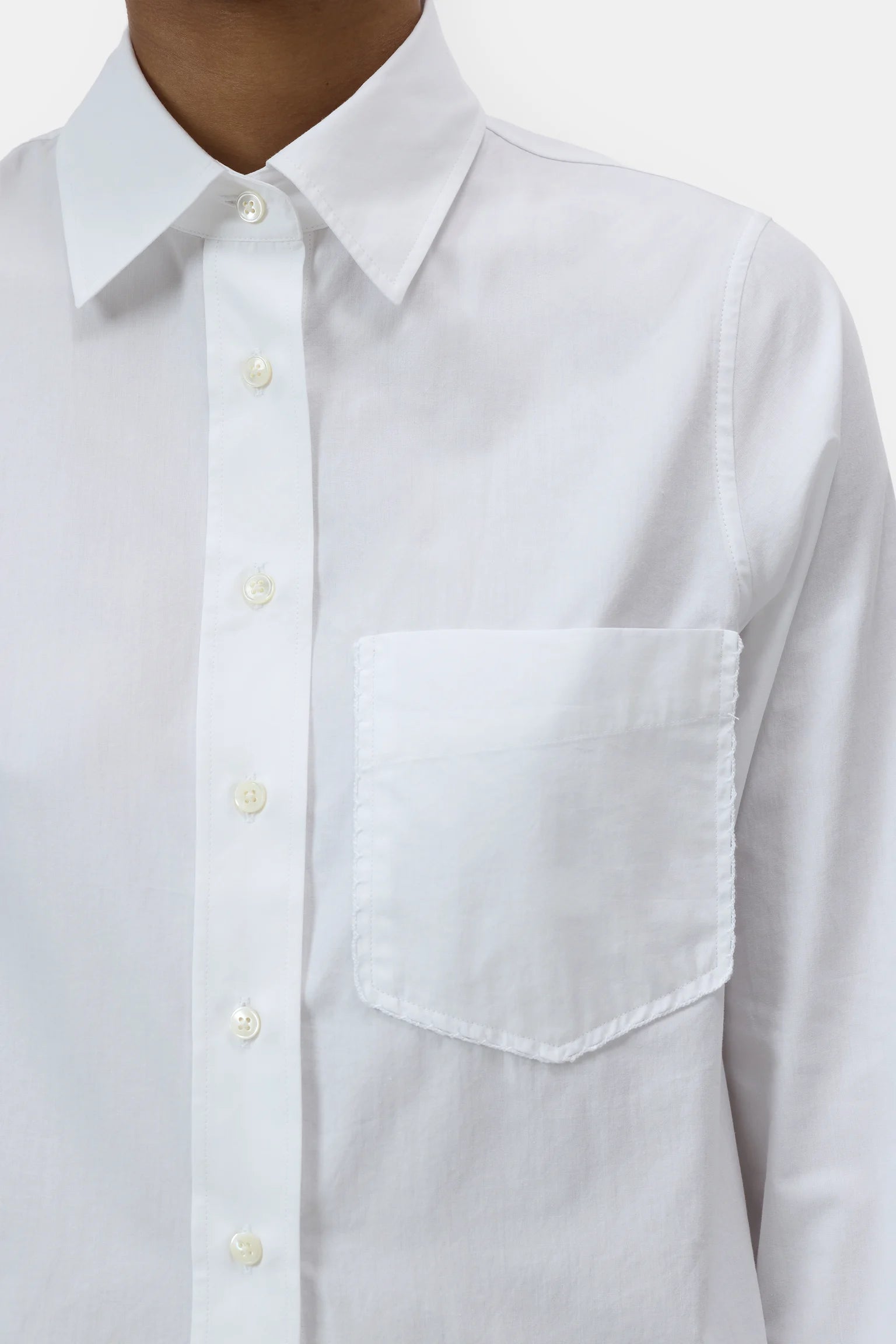 Closed Blouse Lace Detail
