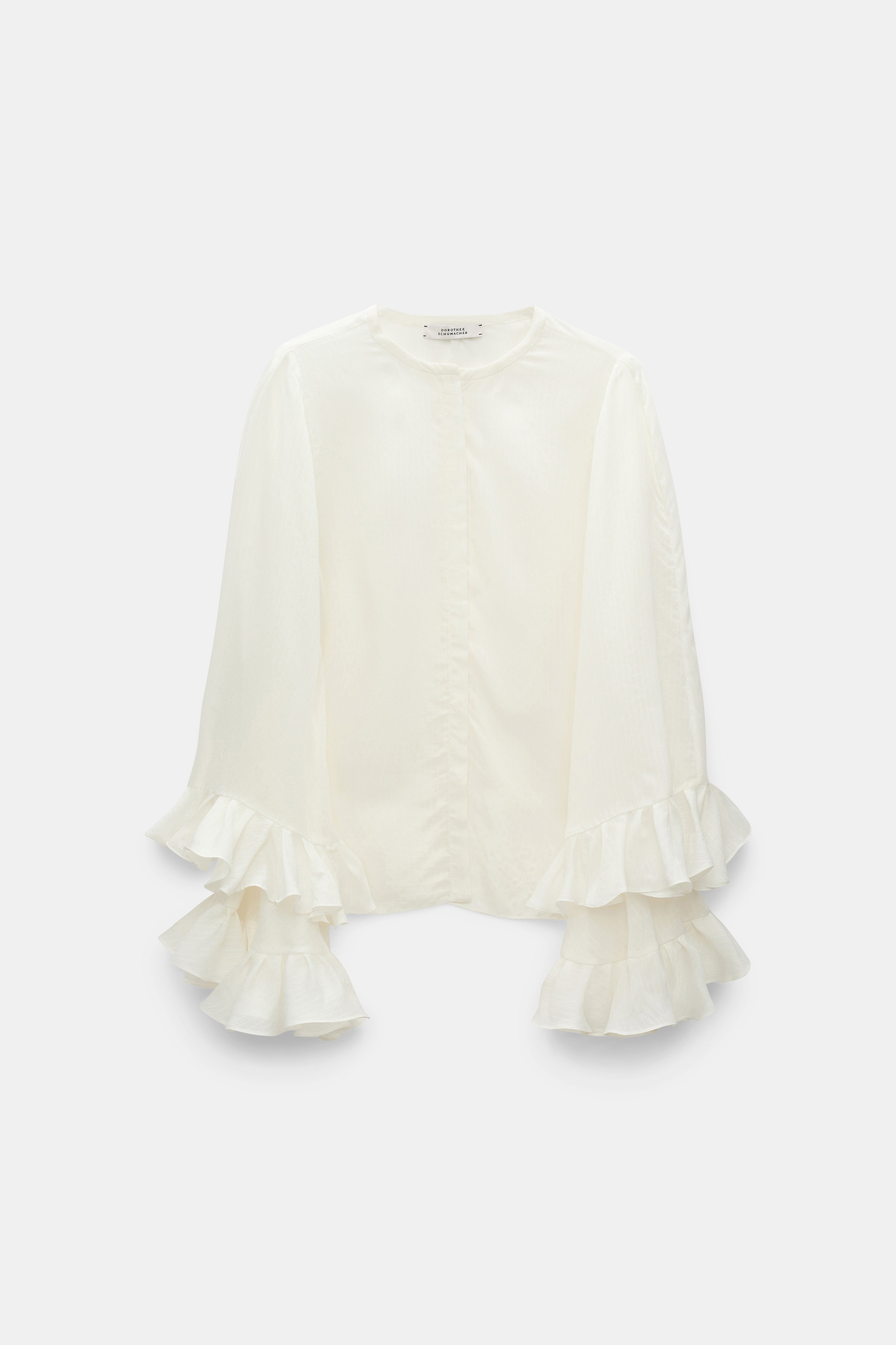 Dorothee Schumacher Bluse Soft Stripes White