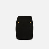 Elisabetta Franchi mini skirt knit Nero