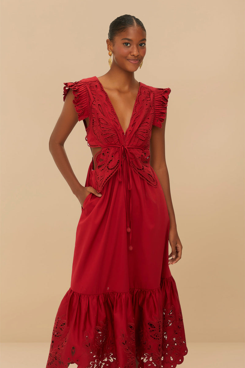 Farm Rio Dress Butterfly