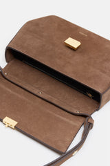 Closed Bag Suede Brown