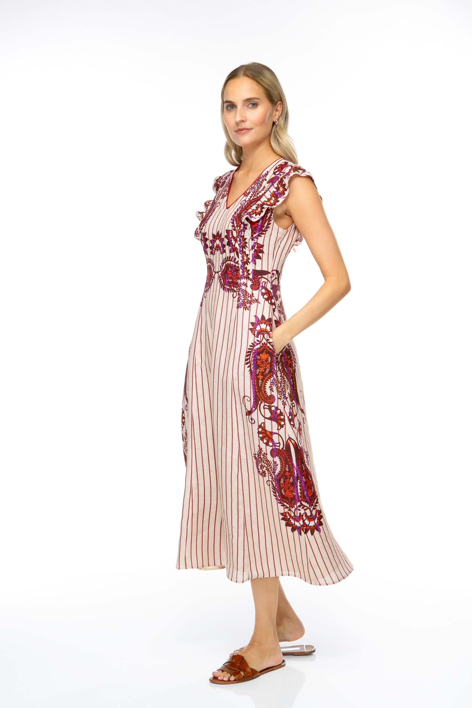 IVI Kleid Bamboo Paisley