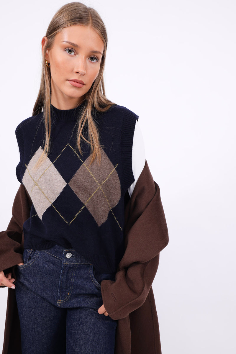 Be You Pullunder Argyle Sea