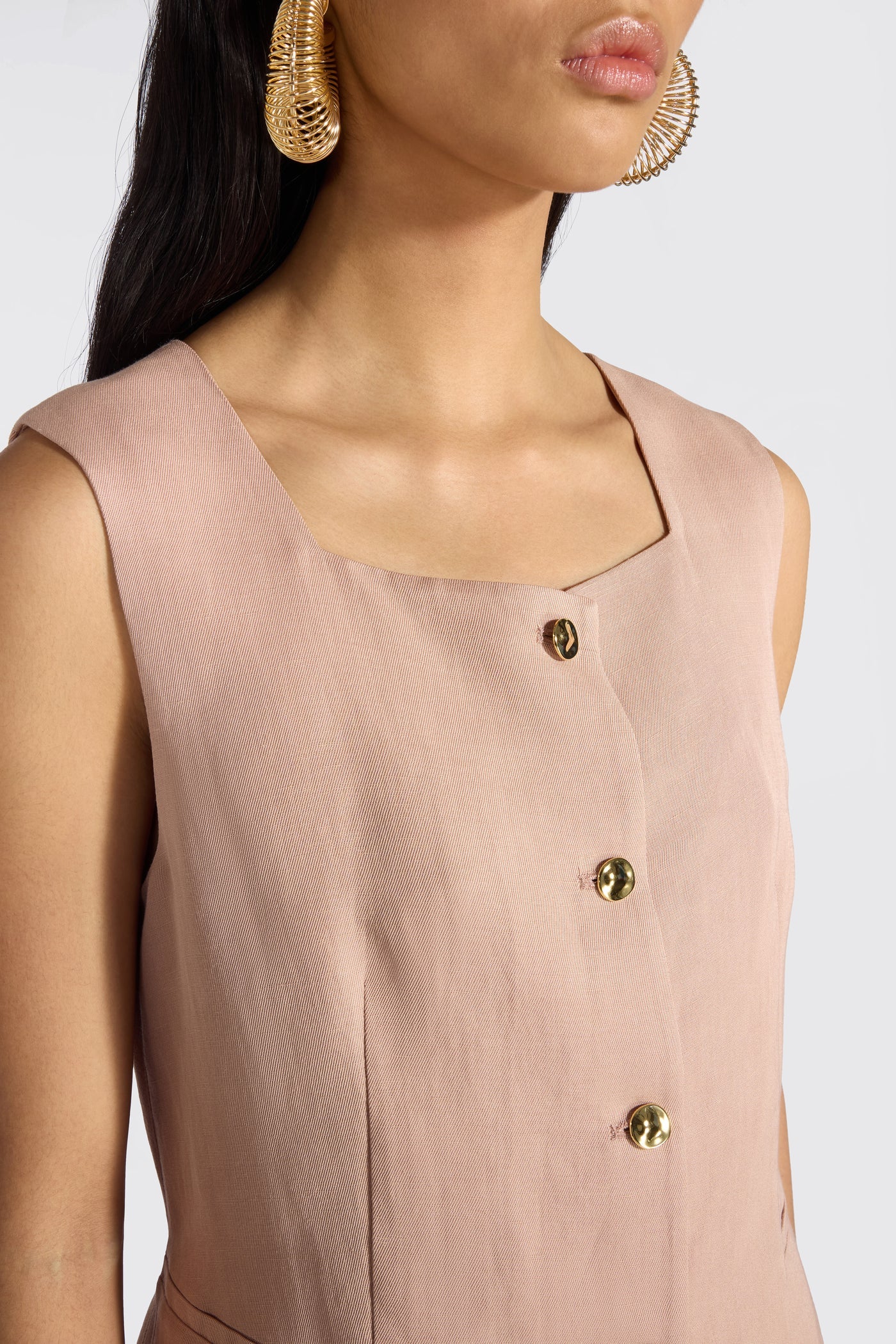 Liviana Conti Waistcoat Dust Pink