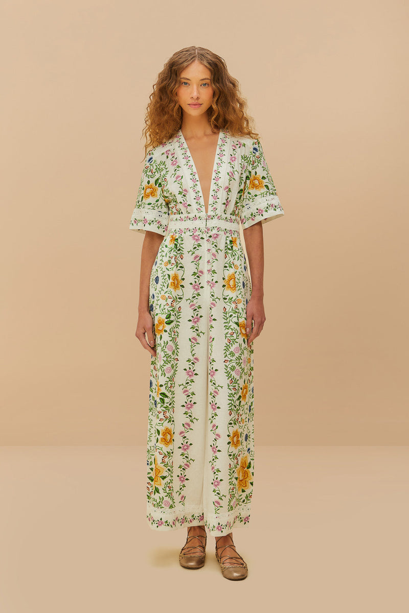 Farm Rio Jumpsuit Floral