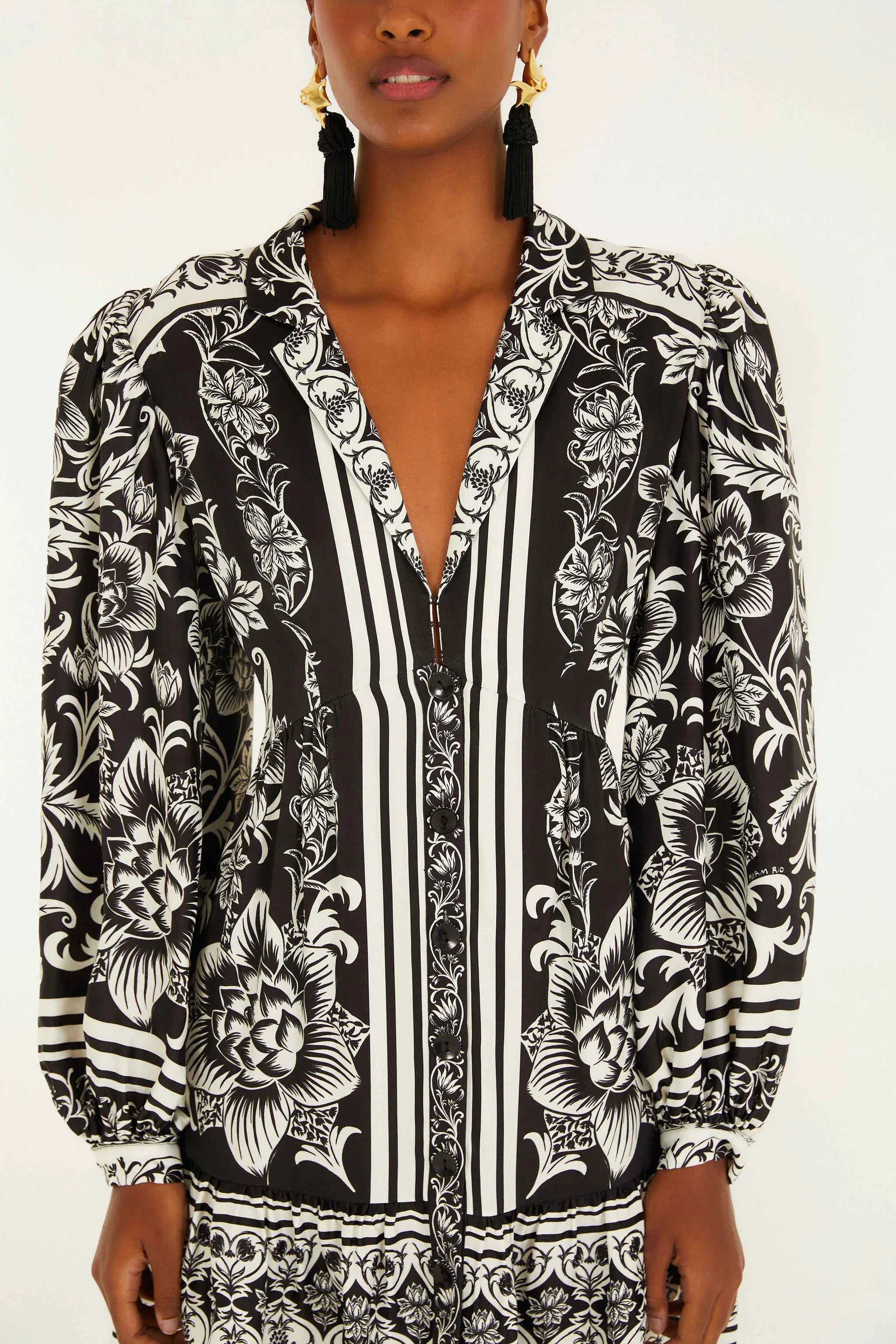 Farm Rio Dress Lisbon Black