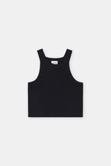 Closed Cropped Top Black