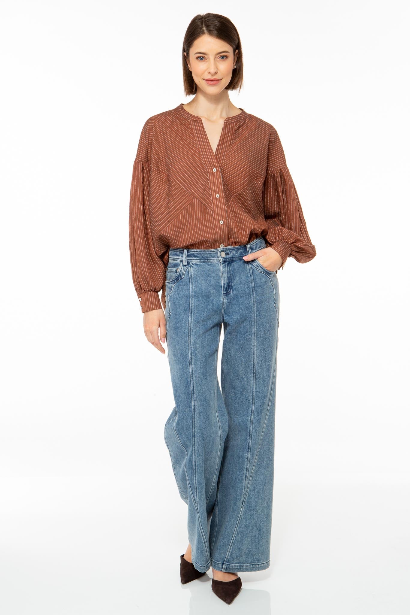 IVI Bluse Stripes Hazel