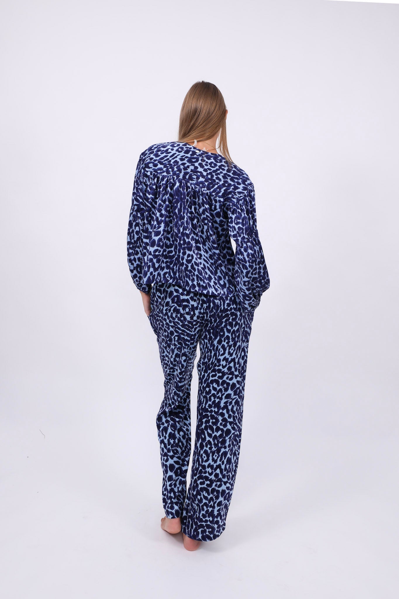 Friendly Hunting Bluse Aine Cheetah Iris