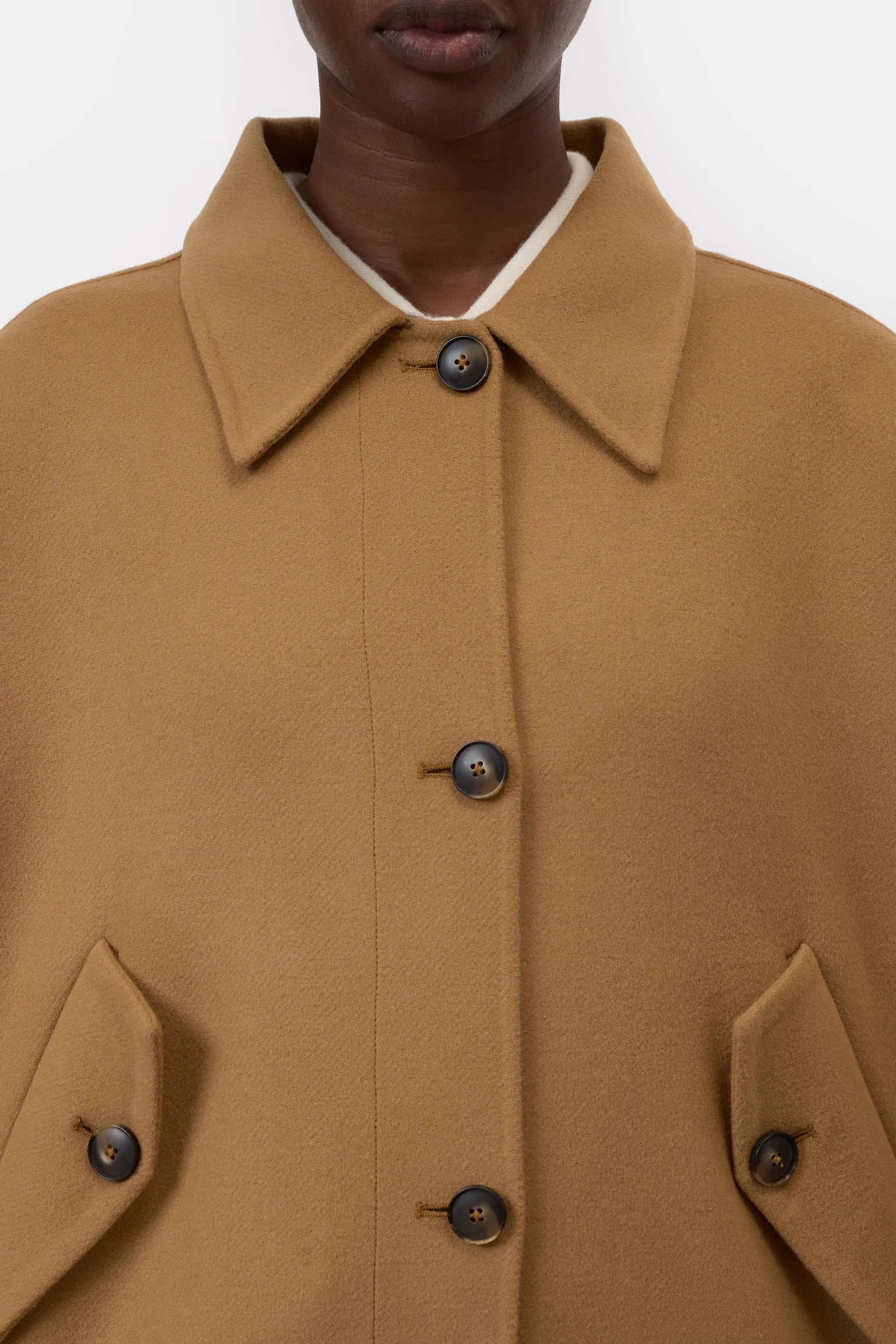 Closed jacket Doubleface Chestnut