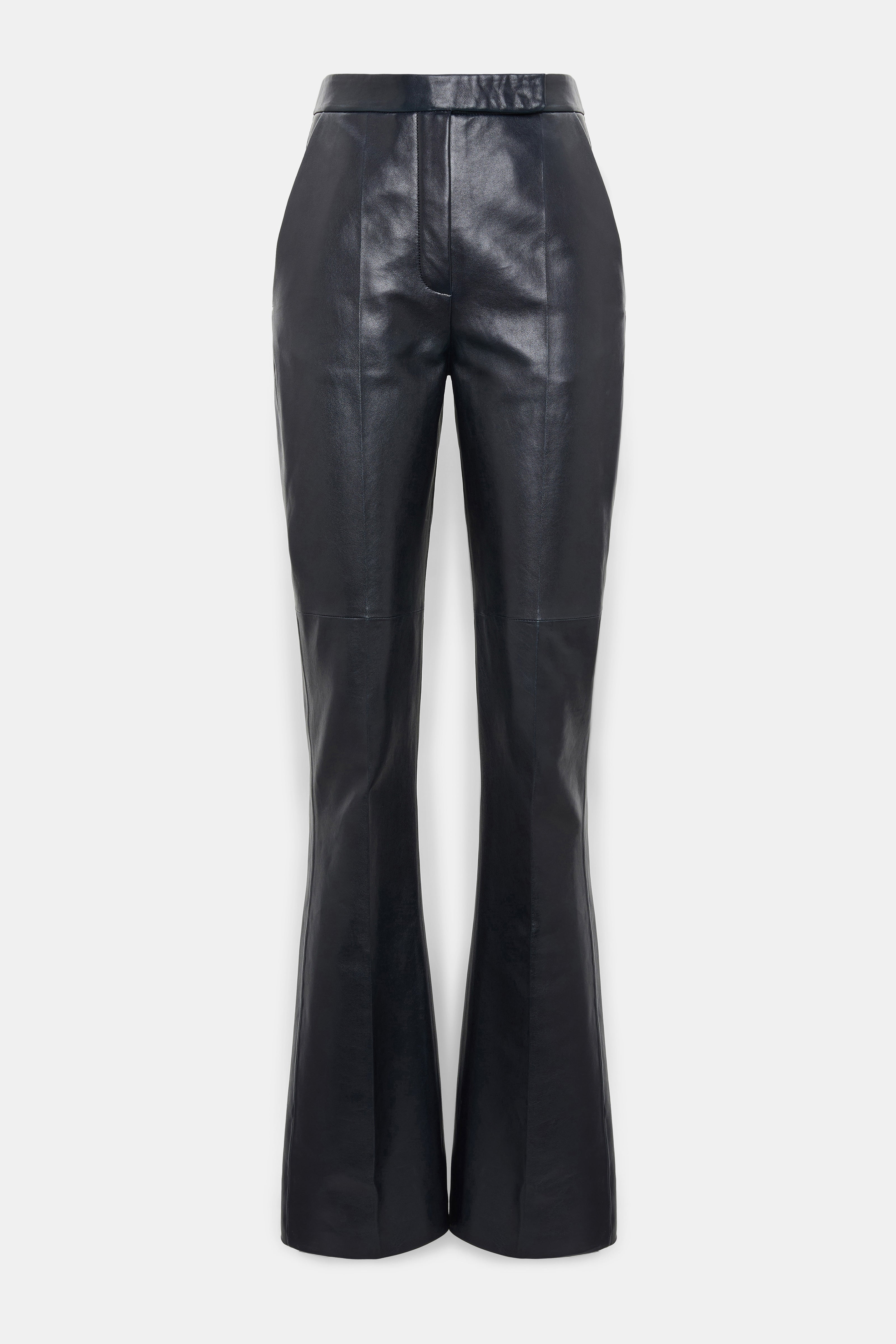 Dorothee Schumacher Lederhose Sleek Statement Midnight