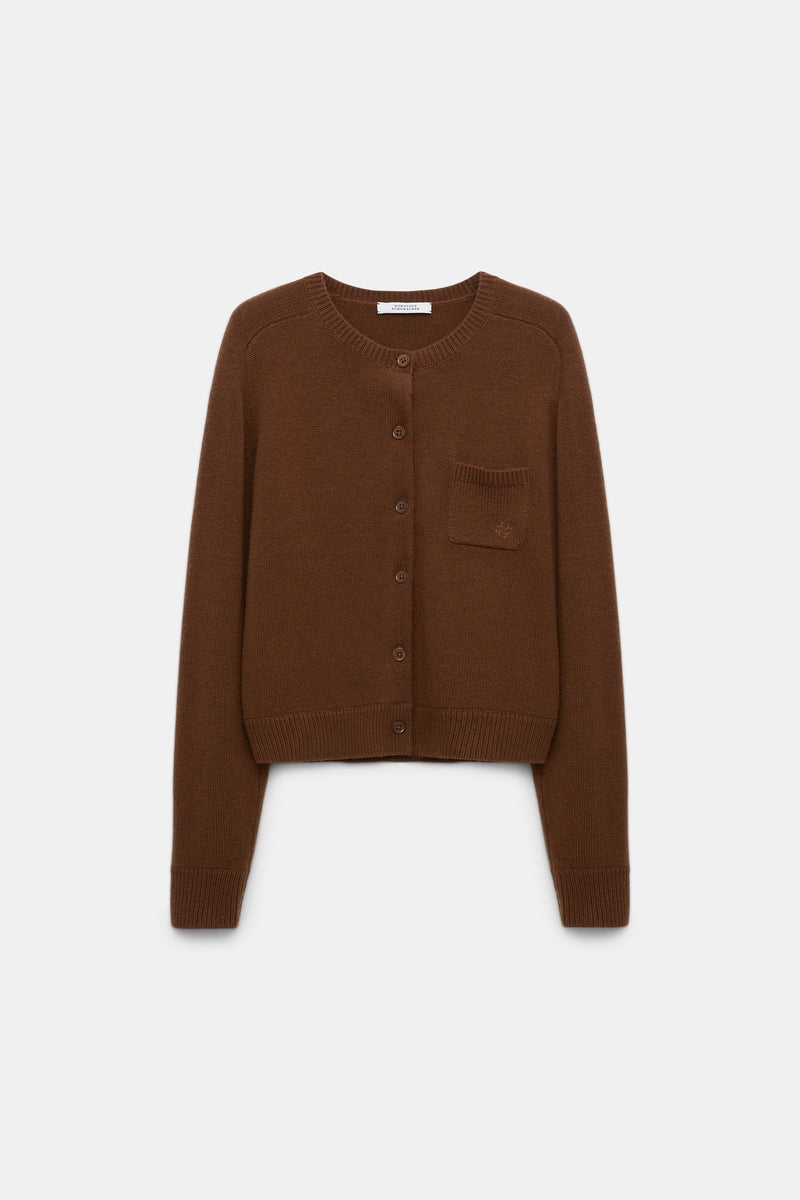 Dorothee Schumacher Cardigan Elegant Statement Coffee