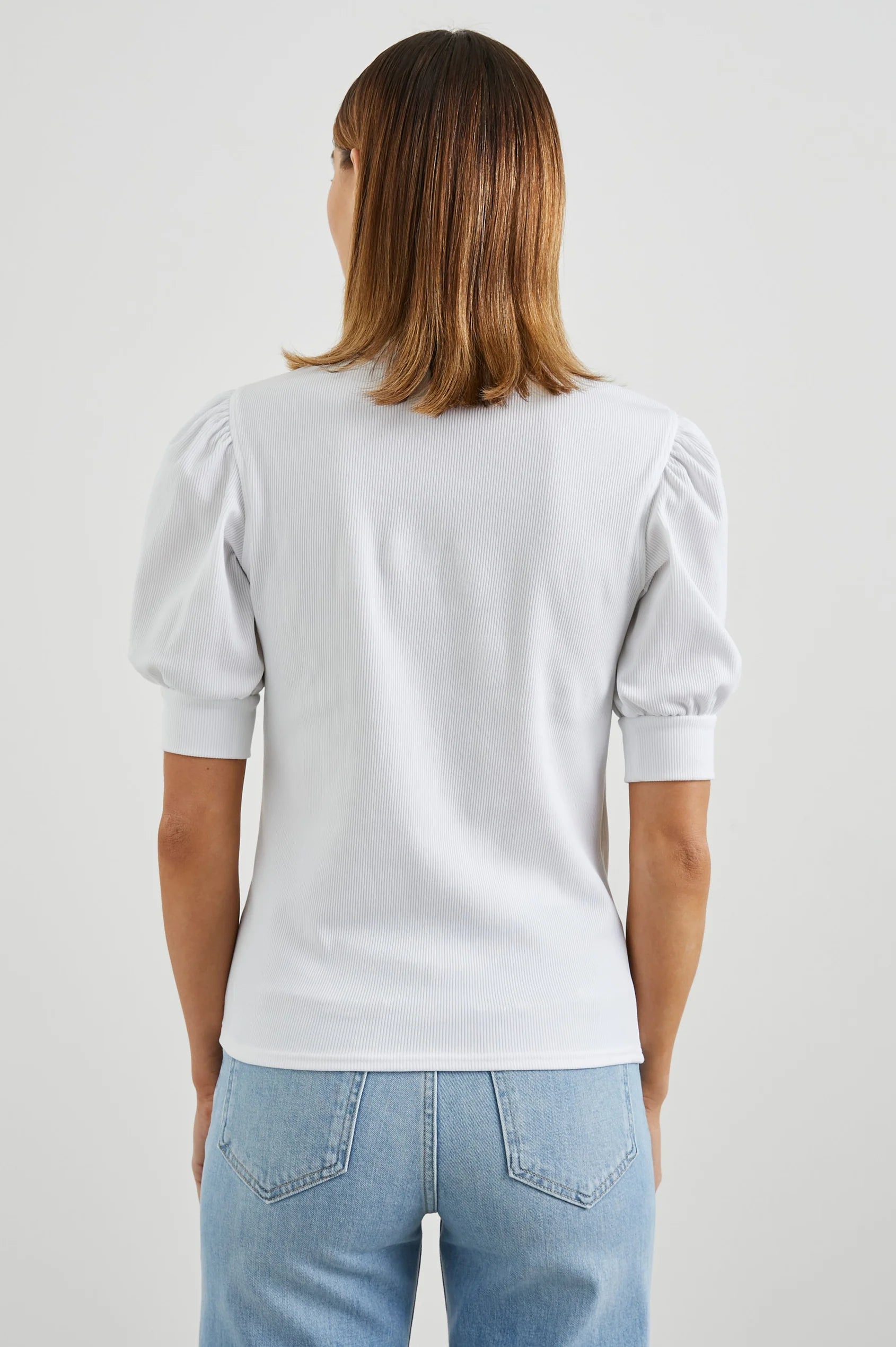 Rails Top Jewel White